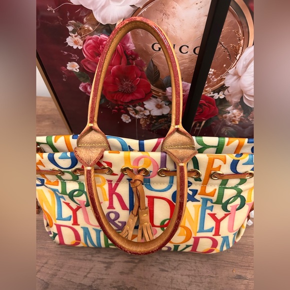 Dooney & Bourke Multicolor Letter Tote - Picture 10 of 11